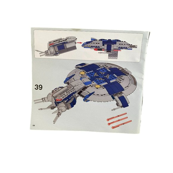 LEGO Star Wars Droid Gunship 75042 Instruction Booklet Only No Bricks - Picture 5 of 6